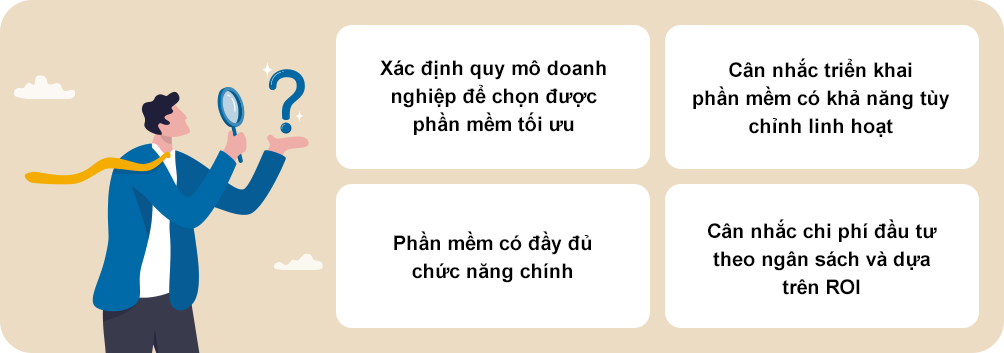 Cách lựa chọn phần mềm quản lý kho ERP phù hợp Việc triển khai phần mềm quản lý tồn kho ERP là quyết định quan trọng ảnh hưởng đến toàn bộ quy trình quản lý.